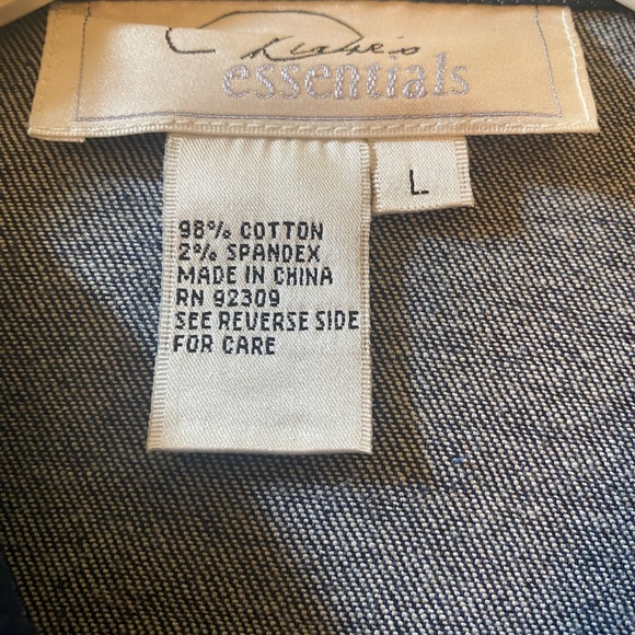 Diane GilmuColorful Embellished Denim Jacket NYC themed L - Picture 12 of 13